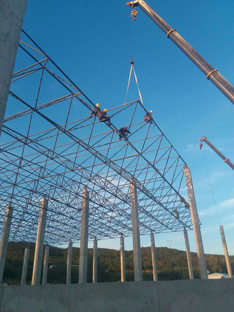 永济汪清物流园网架